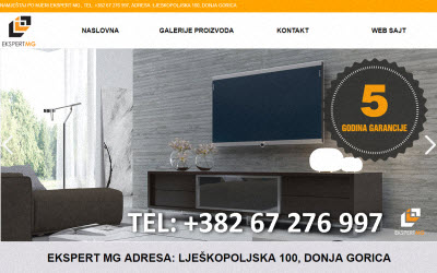 SALON NAMJEŠTAJA PO MJERI EKSPERT MG